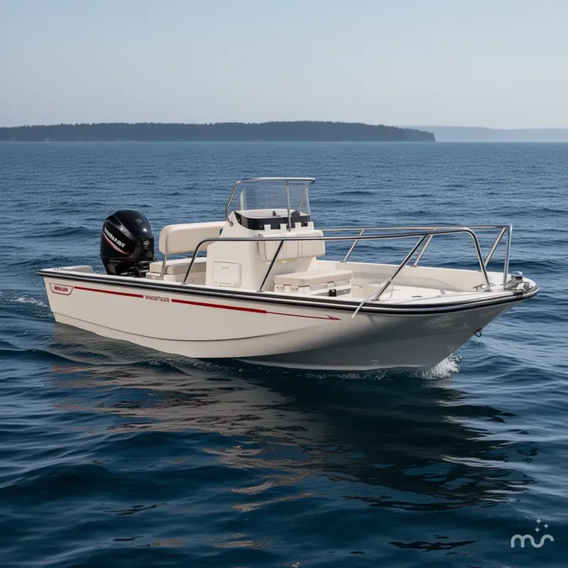 Slide: The Image of Boston Whaler 150 Montauk 2025 - 0