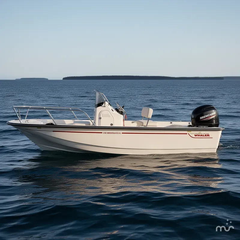 Slide: The Image of Boston Whaler 150 Montauk 2025 - 1