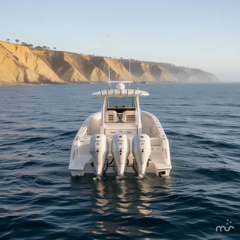 Slide: The Image of Pursuit S 328 Sport Center Console 2025 - 1