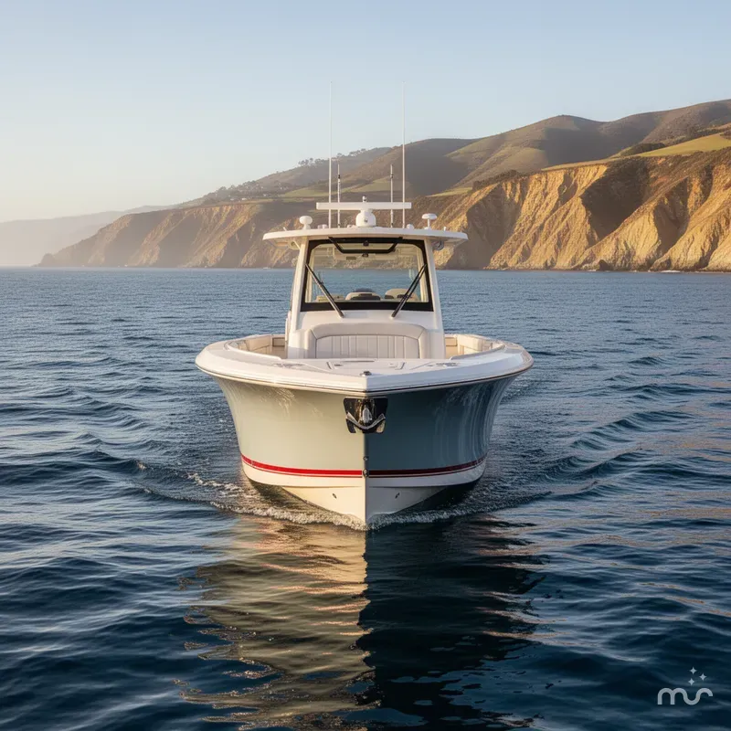 Slide: The Image of Pursuit S 328 Sport Center Console 2025 - 2