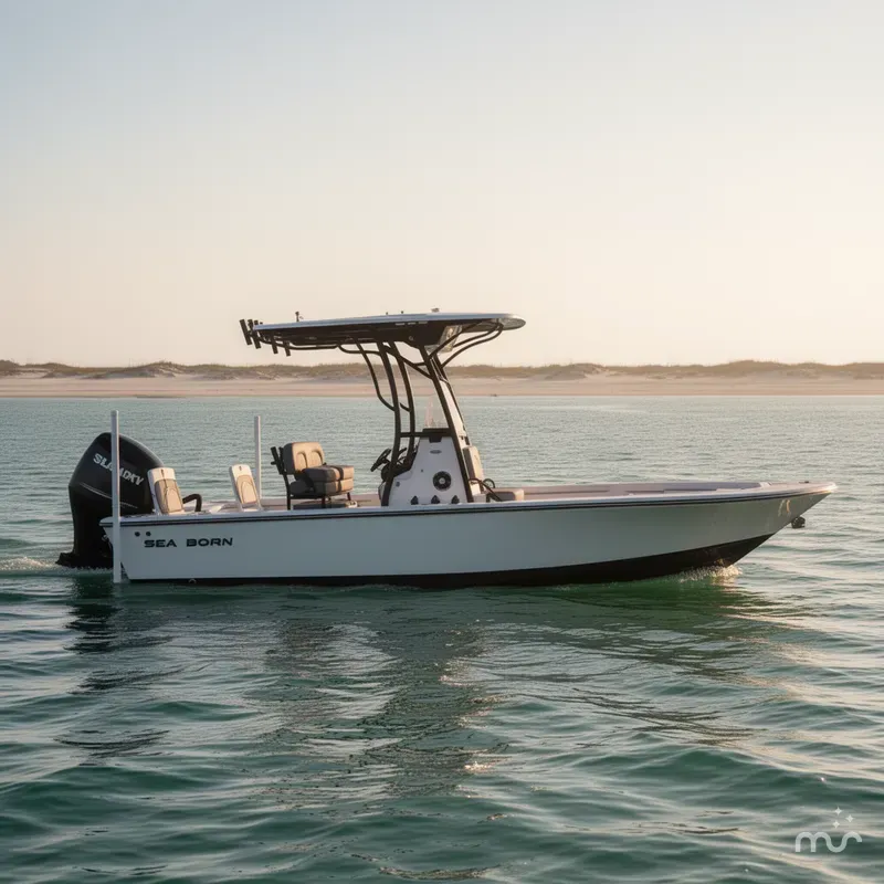 Slide: The Image of Sea Born FX22 Center Console 2024 - 2
