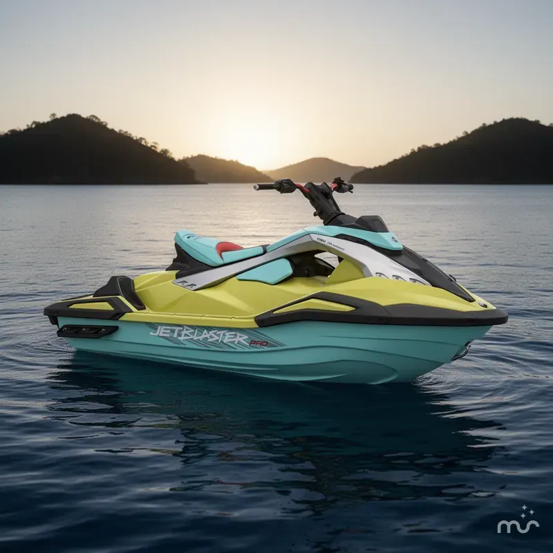 Slide: The Image of Yamaha JET BLASTER PRO 2-LUNAR YELLOW MINT 2025 - 0