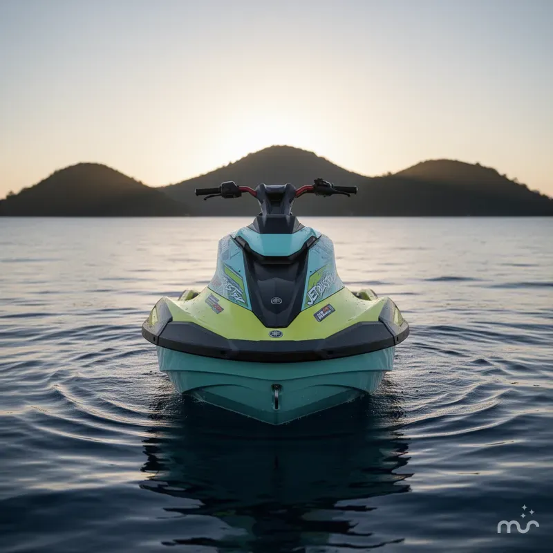 Slide: The Image of Yamaha JET BLASTER PRO 2-LUNAR YELLOW MINT 2025 - 1