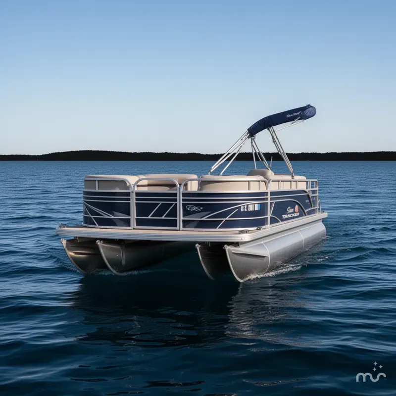 Slide: The Image of Sun Tracker Party Barge 20 DLX 2020 - 1