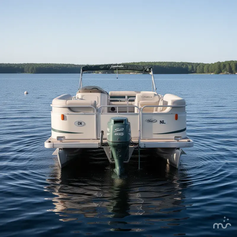 Slide: The Image of Sweetwater 2222 DF Pontoon WITH SEA LEGS 2004 - 1