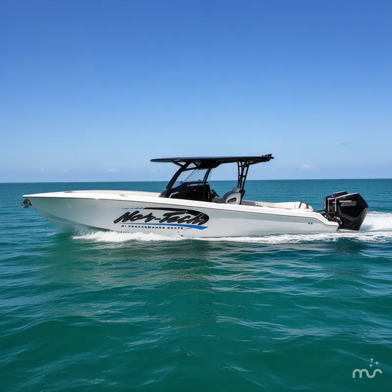 Slide: The Image of Nor-Tech 340 Sport Center Console 2025 - 2