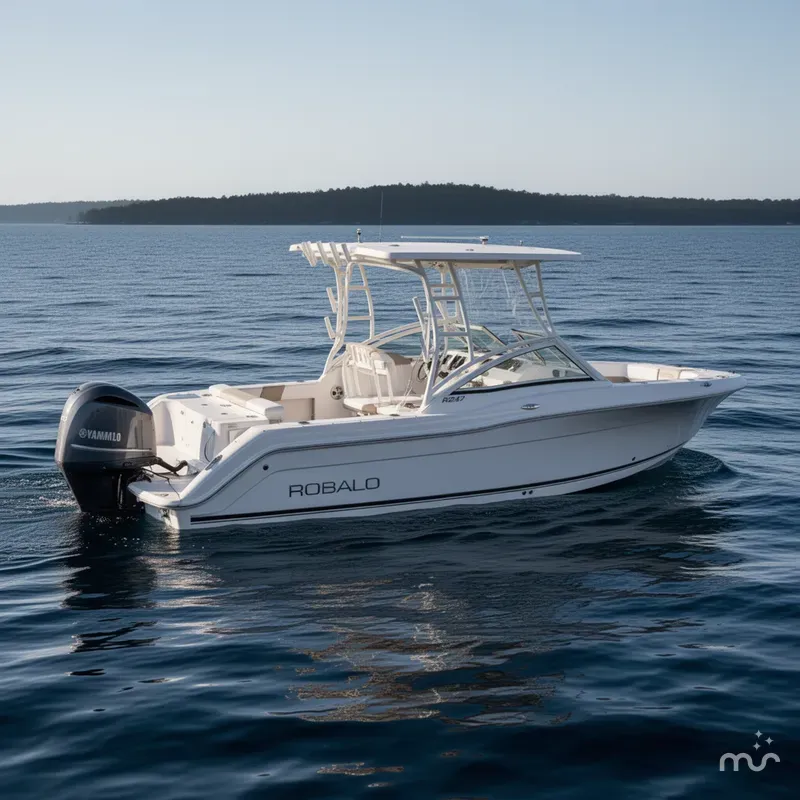 Slide: The Image of Robalo R247 Dual Console 2018 - 0