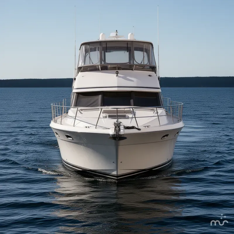 Slide: The Image of Bayliner 4587 Aft Cabin Motoryacht 1994 - 2