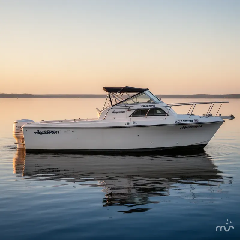 Slide: The Image of Aquasport 250 Express Fisherman 1986 - 2