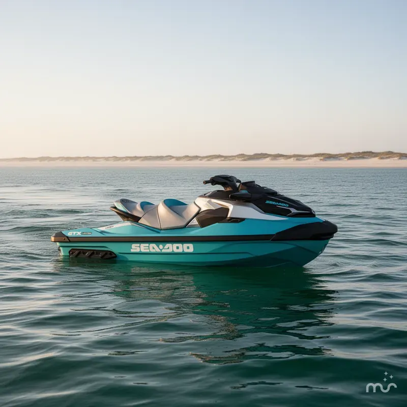 Slide: The Image of Sea-Doo GTX™ Limited 325 Teal Metallic 2025 - 2