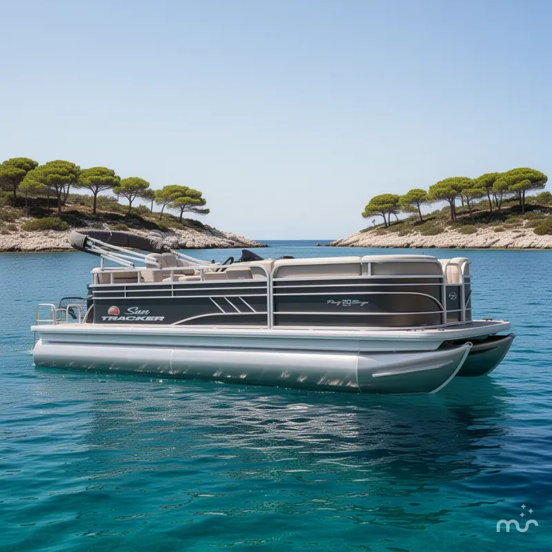 The Image of Sun Tracker Party Barge 20 DLX 2020 - 0