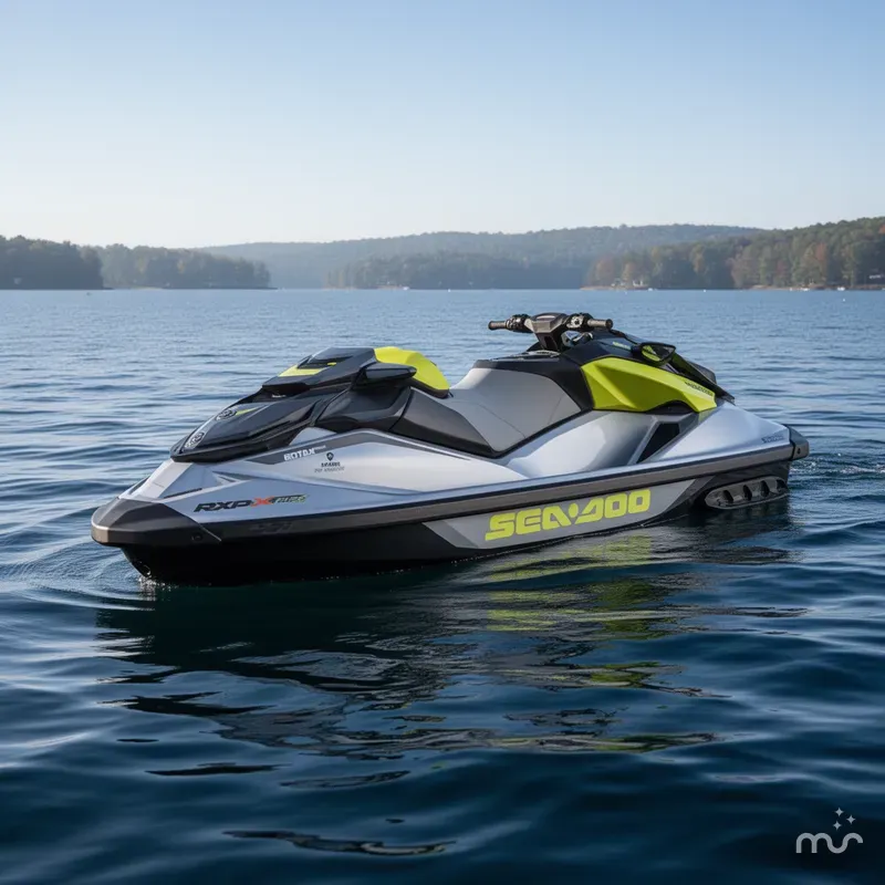 Slide: The Image of Sea-Doo RXP-X™ 325 Tech, BRP Premium A, Ibr Ice Metal / 2025 - 0