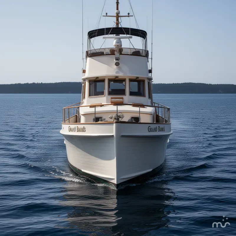 Slide: The Image of Grand Banks 46 Heritage CL 1989 - 2