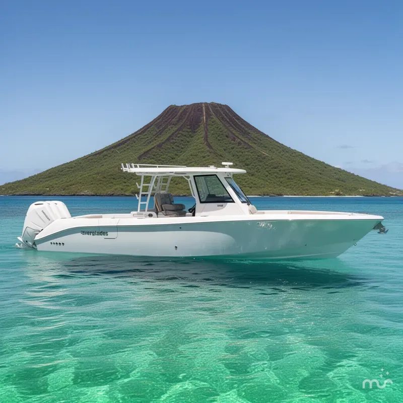 Slide: The Image of Everglades 375 Center Console 2025 - 2