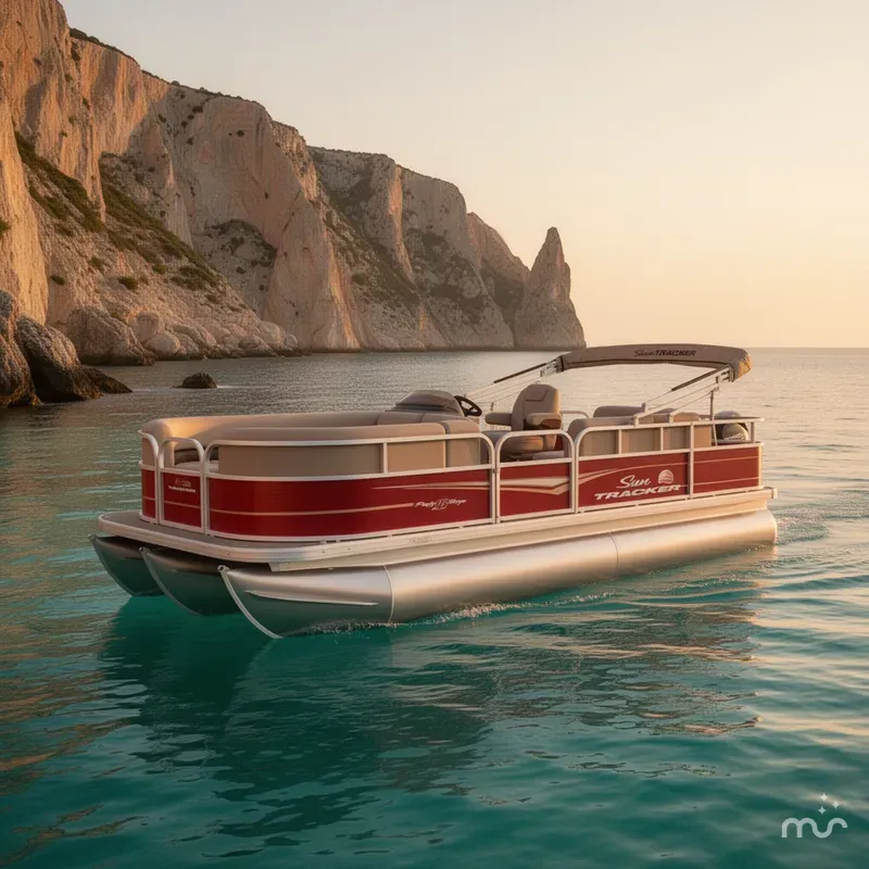 The Image of Sun Tracker Party Barge 18 DLX 2025 - 0