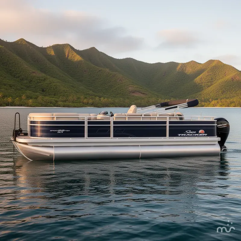 Slide: The Image of Sun Tracker SportFish 22 DLX 2025 - 2