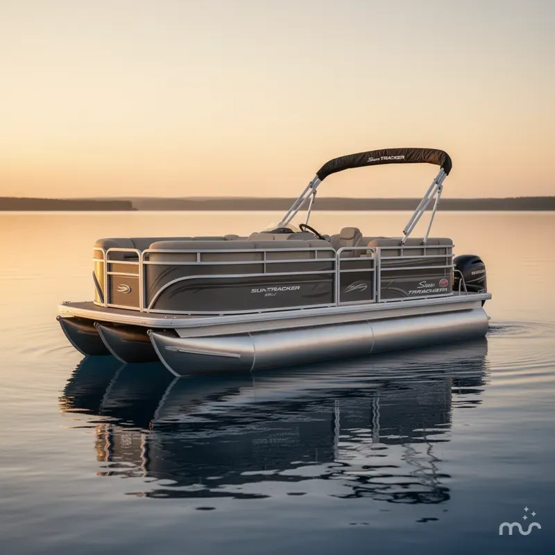 Slide: The Image of Sun Tracker Party Barge 20 DLX 2025 - 1