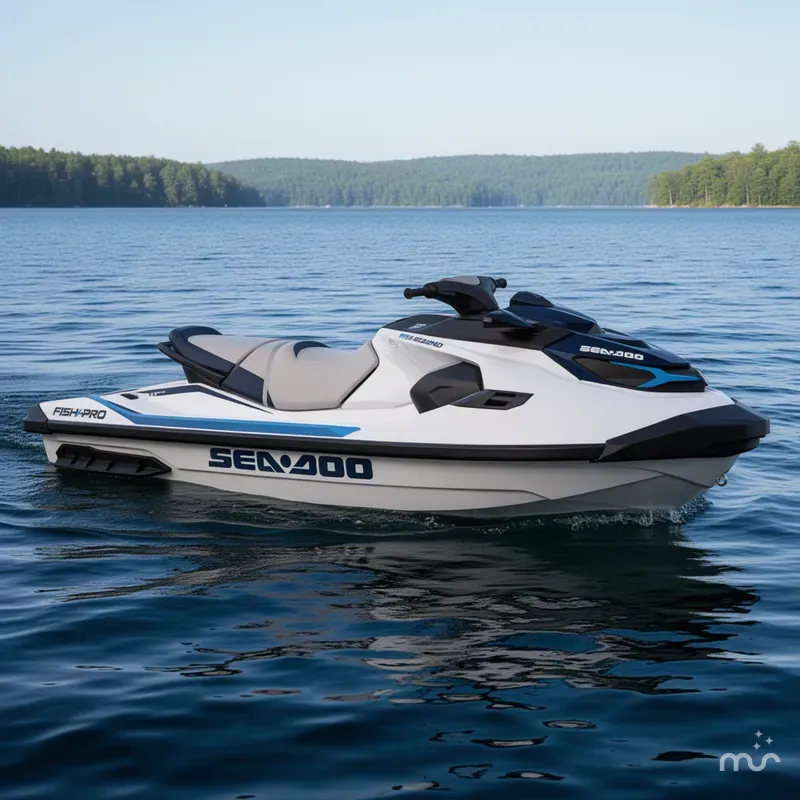 Slide: The Image of BRP FISHPRO SPORT 170 W/SOUND, IDF, WHITE/GULF STREAM 2024 - 0