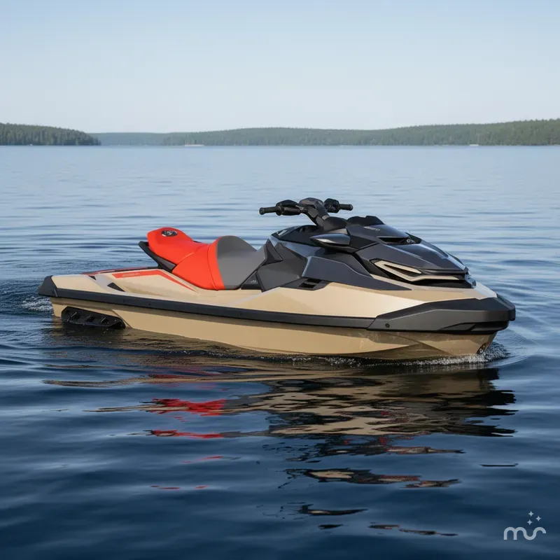 The Image of Sea-Doo RXT-X 325 Metallic Tan Lava Red Premium 2025 - 0