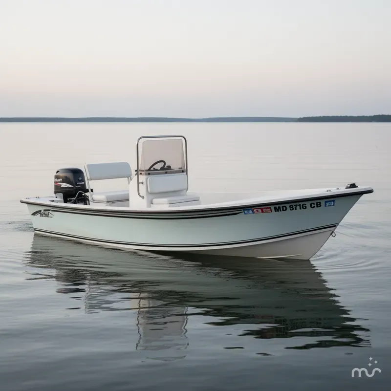 Slide: The Image of May-Craft 1700 Skiff 2009 - 0