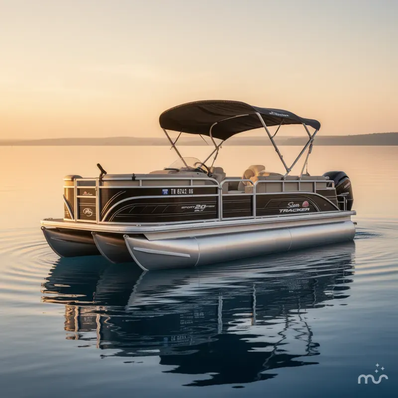 Slide: The Image of Sun Tracker Sport Fish 20 DLX 2024 - 2