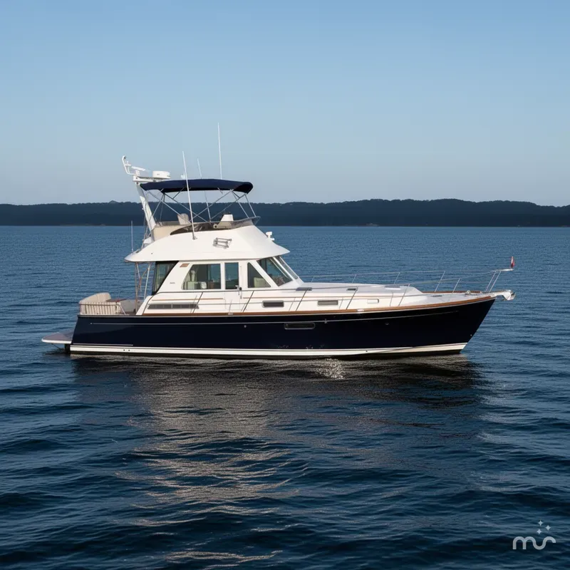 Slide: The Image of Sabre 48 Fly Bridge 2019 - 0