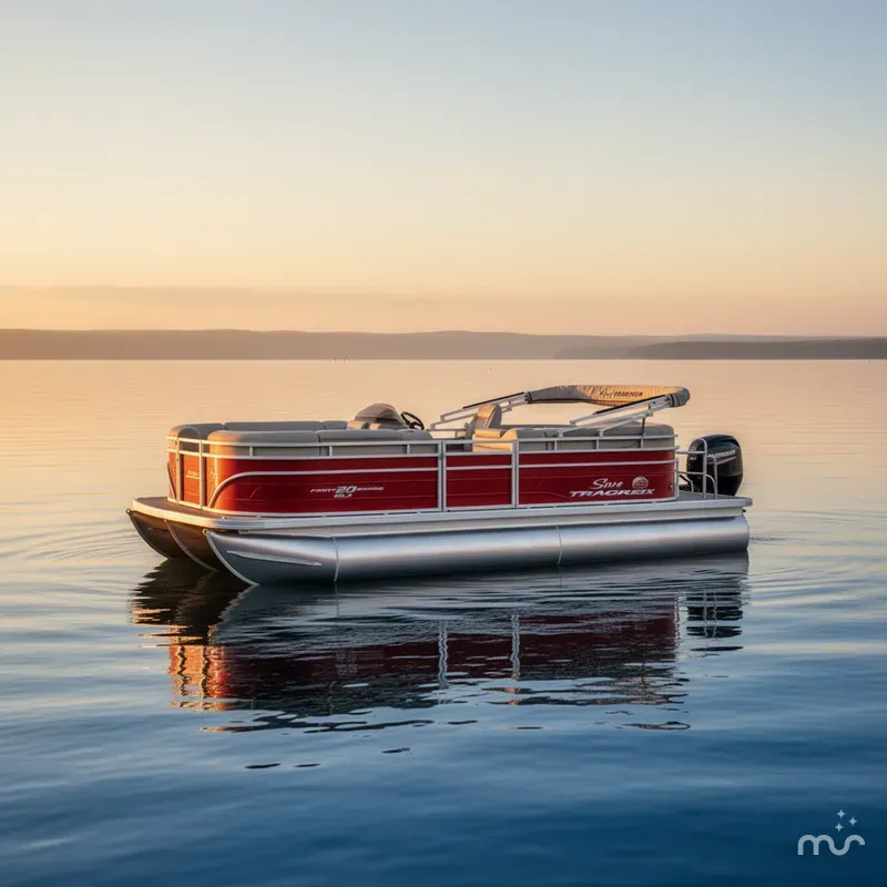 Slide: The Image of Party Barge 20 DLX 2025 - 2
