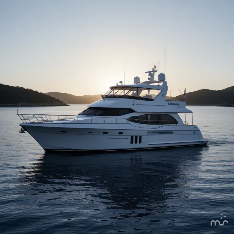 Slide: The Image of Ocean Alexander 440 Sundeck CPMY 1993 - 0