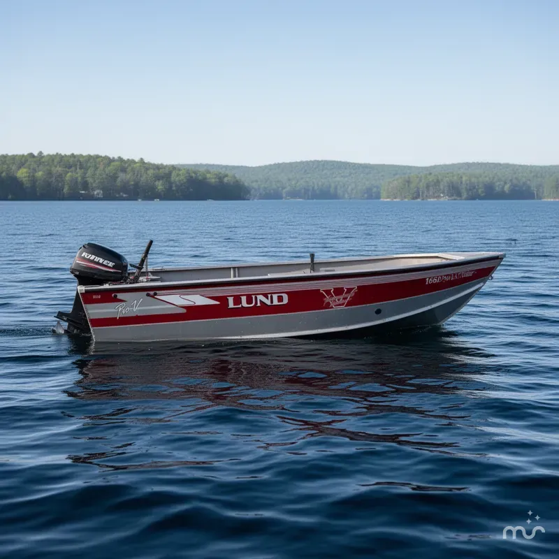 Slide: The Image of Lund 1660 Pro V Tiller 1995 - 0