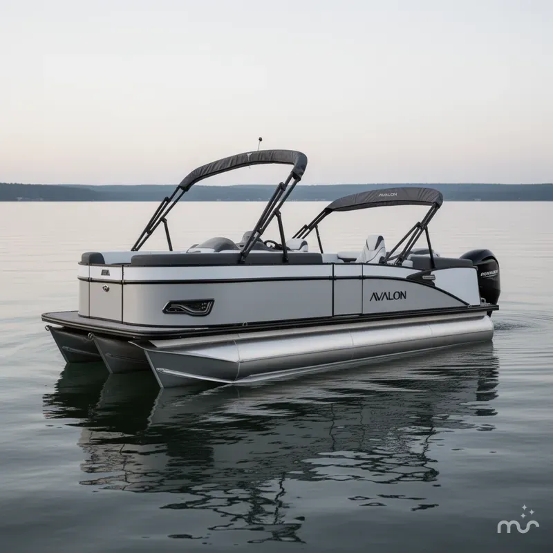 Slide: The Image of Avalon 2385 Catalina Quad Lounger, Tri Toon High Performance 2025 - 0