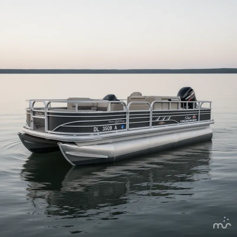 Slide: The Image of Tracker 20 DLX Fishing Barge 2023 - 1