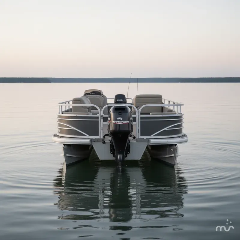 Slide: The Image of Tracker 20 DLX Fishing Barge 2023 - 2
