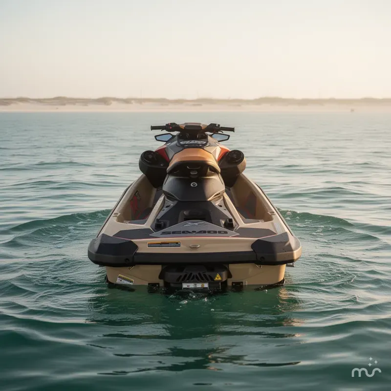 Slide: The Image of Sea-Doo RXP-X™ 325 Tech, BRP Premium A, iBR Metallic Tan 2025 - 3