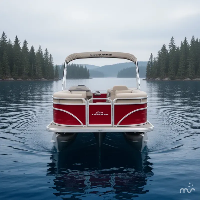 Slide: The Image of Sun Tracker Party Barge 20 DLX 2025 - 3