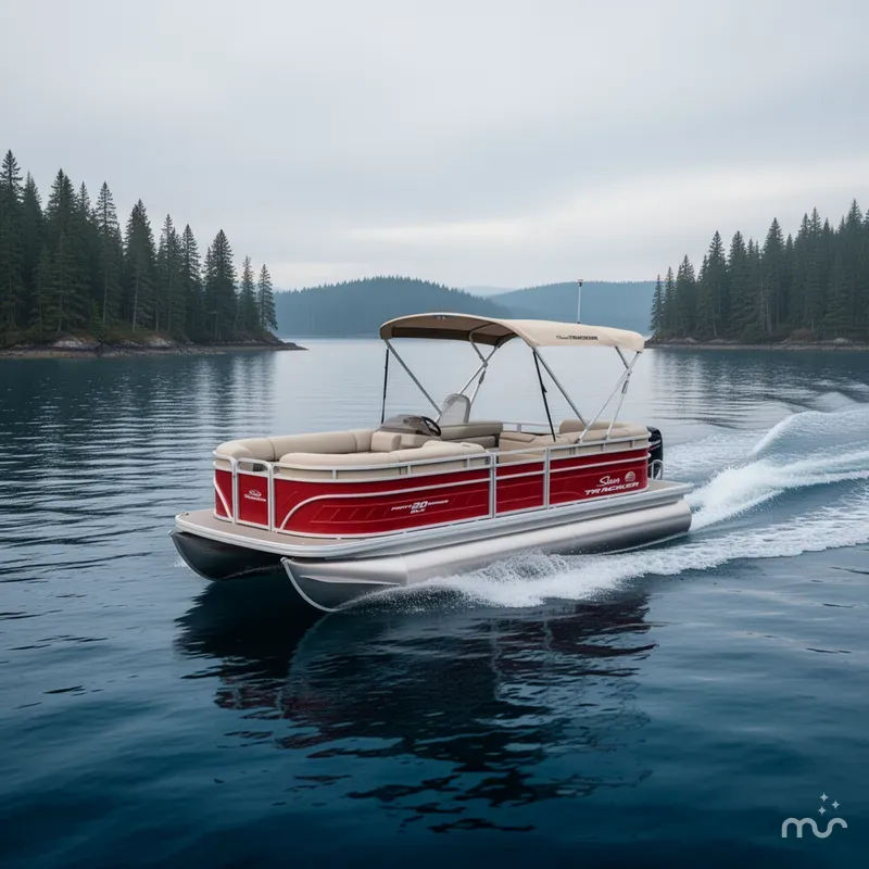 Slide: The Image of Sun Tracker Party Barge 20 DLX 2025 - 4