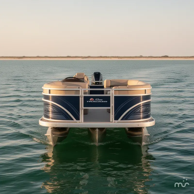 Slide: The Image of Sun Tracker Fishin' Barge 20 DLX 2025 - 0
