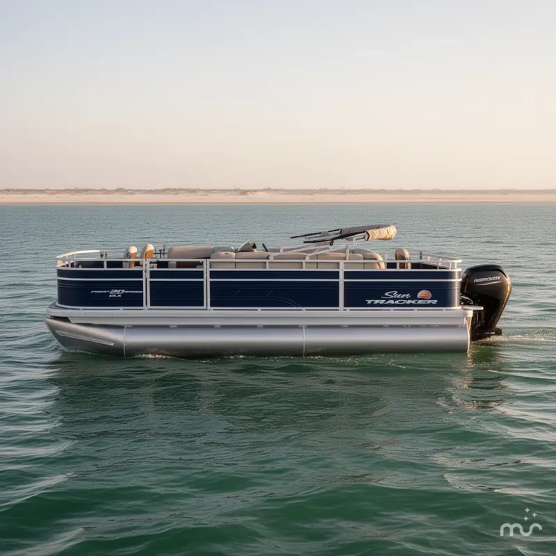 Slide: The Image of Sun Tracker Fishin' Barge 20 DLX 2025 - 1