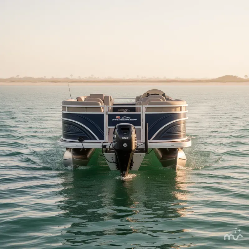 Slide: The Image of Sun Tracker Fishin' Barge 20 DLX 2025 - 2