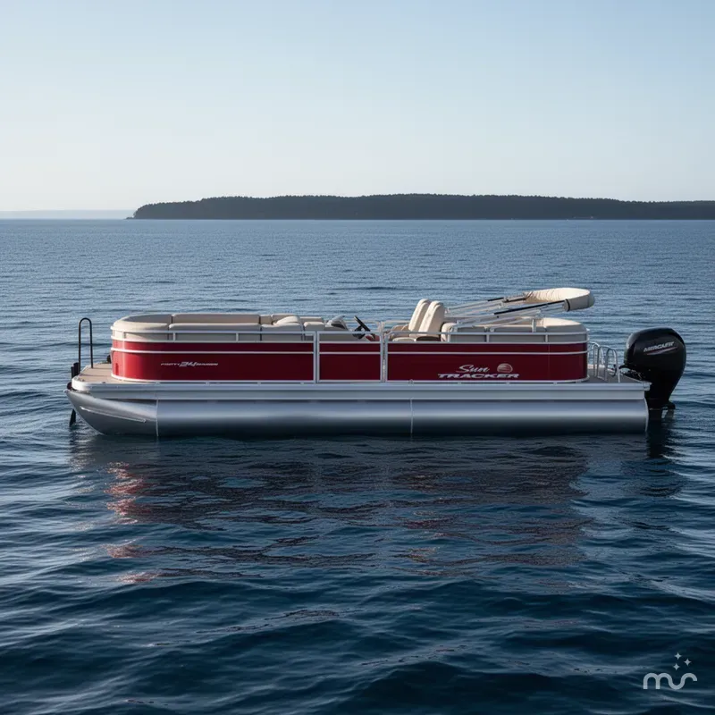Slide: The Image of Sun Tracker Party Barge 24 DLX 2025 - 1