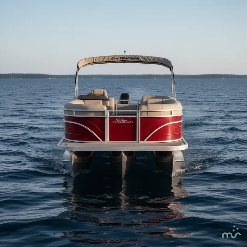 Slide: The Image of Sun Tracker Party Barge 24 DLX 2025 - 2