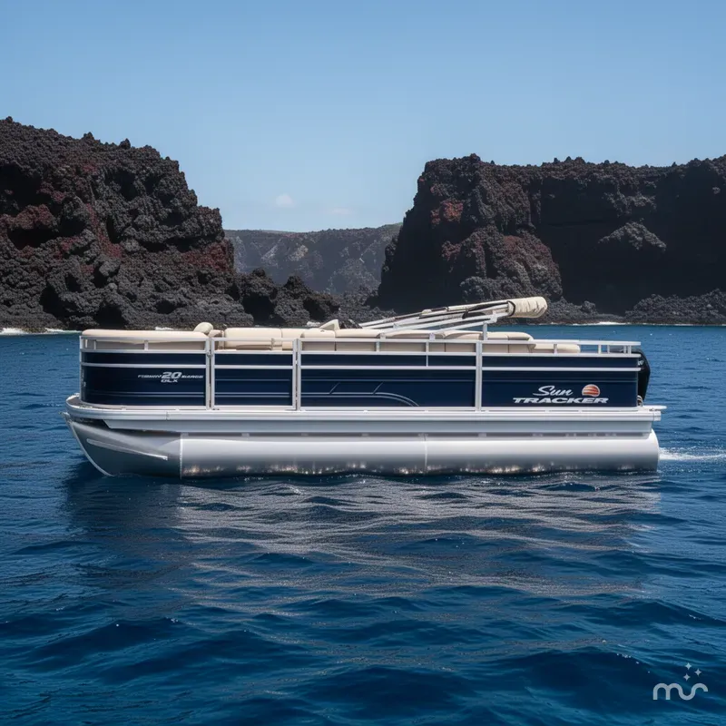 Slide: The Image of Sun Tracker Fishin' Barge 20 DLX 2025 - 2
