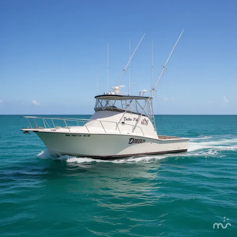 Slide: The Image of Delta 38 Sport Fisherman 1986 - 2
