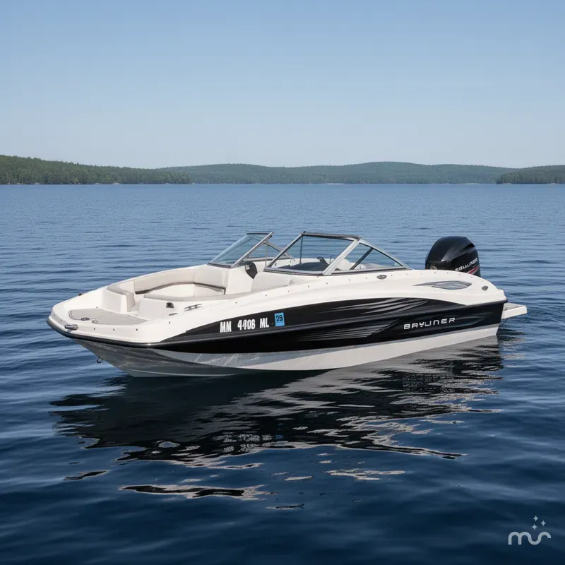 Slide: The Image of Bayliner 190 Deck Boat 2013 - 4