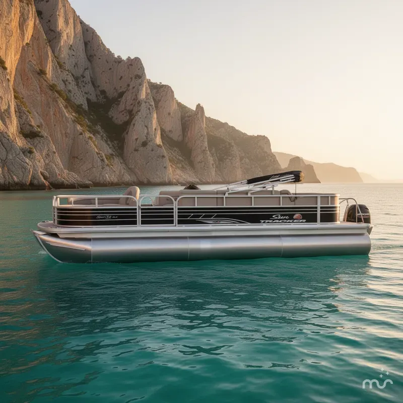 Slide: The Image of Sun Tracker SportFish 22 DLX 2025 - 2