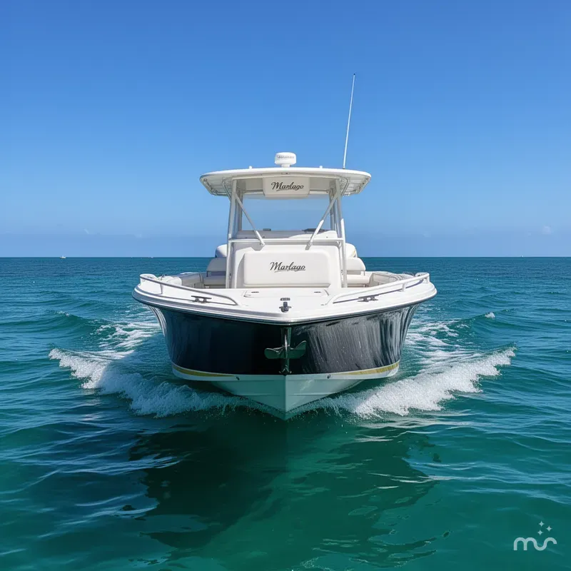 Slide: The Image of Marlago Fs 35 Center Console Cuddy 2005 - 2