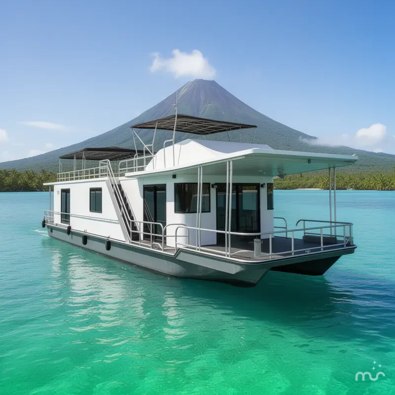 Slide: The Image of Lakeview Houseboat 1992 - 2