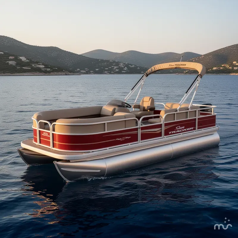 The Image of Sun Tracker Party Barge 18 DLX 2025 - 0