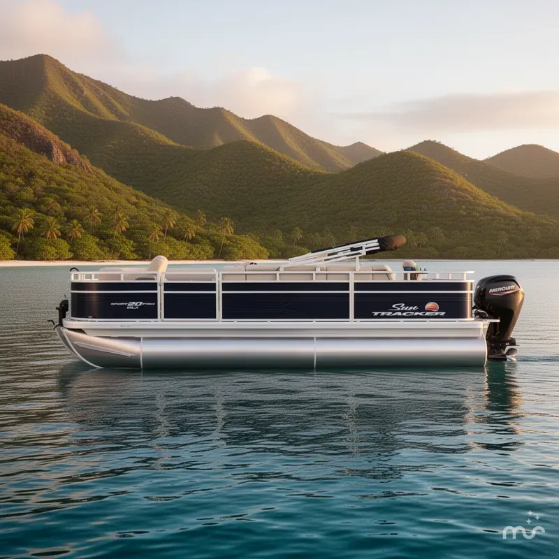 Slide: The Image of Sun Tracker SportFish 20 DLX 2025 - 2