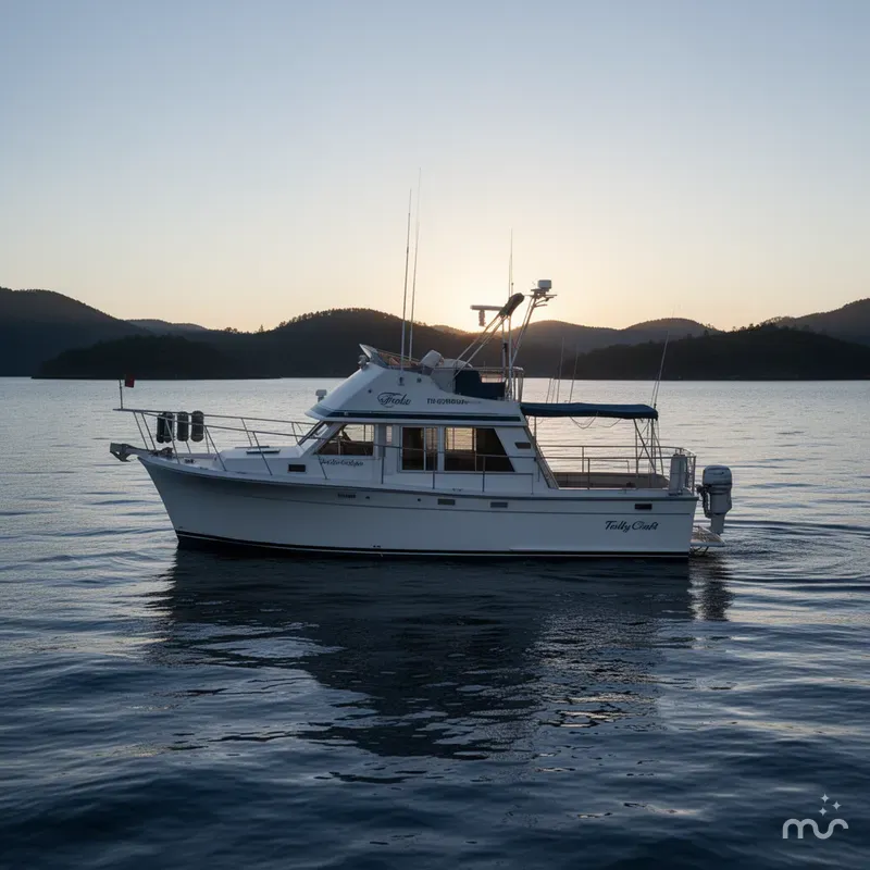 Slide: The Image of Tollycraft 34 Tri-Cabin Motor Yacht 1979 - 0
