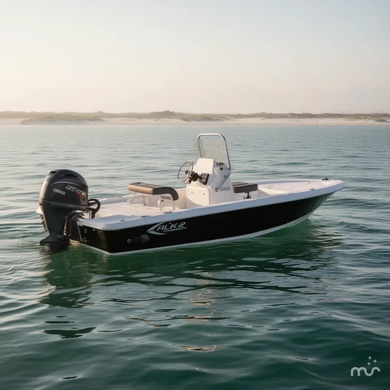 Slide: The Image of ALK 2 Powerboats 17HS - Simrad GO7 2025 - 1
